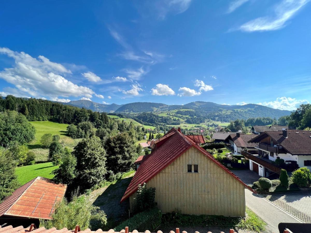 Апартаменты Alpenliebe-Mit Bergblick Оберштауфен Экстерьер фото