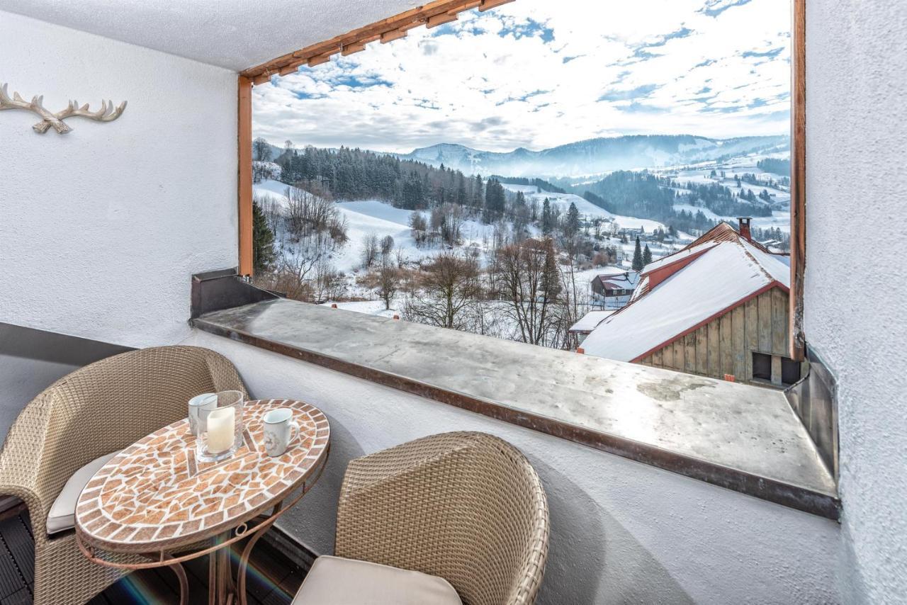 Апартаменты Alpenliebe-Mit Bergblick Оберштауфен Экстерьер фото
