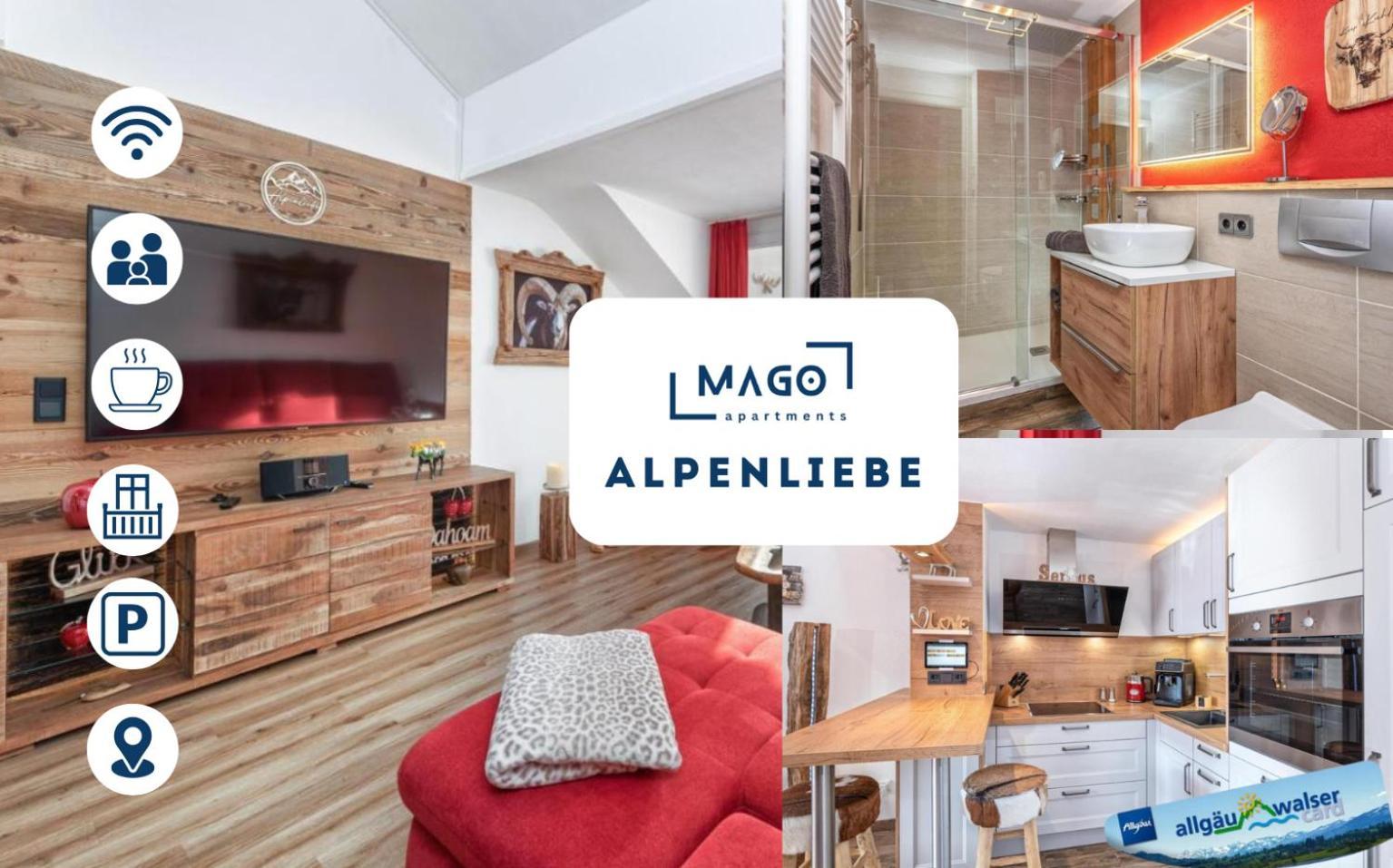 Апартаменты Alpenliebe-Mit Bergblick Оберштауфен Экстерьер фото